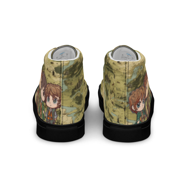 Bagend Boys Women's High Top Canvas Shoes - Fandom-Made