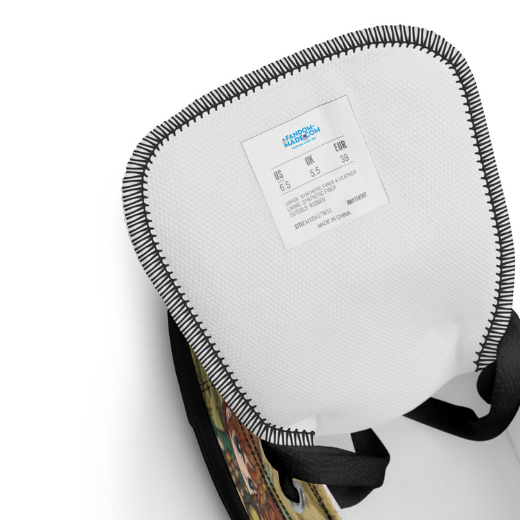 Bagend Boys Women's High Top Canvas Shoes - Fandom-Made