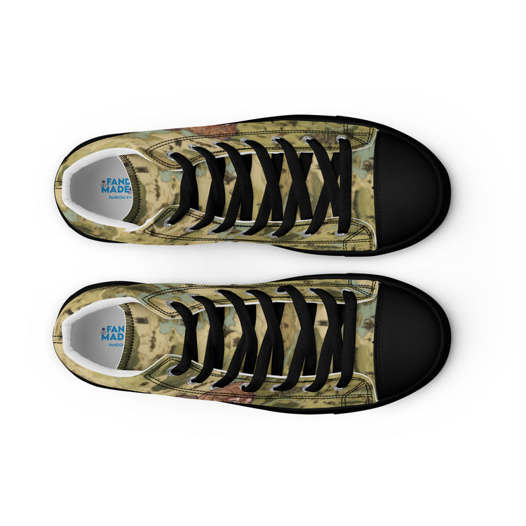 Bagend Boys Women's High Top Canvas Shoes - Fandom-Made