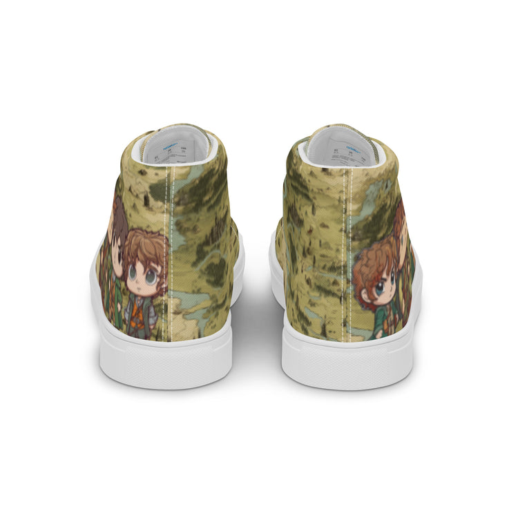 Bagend Boys Women's High Top Canvas Shoes - Fandom-Made