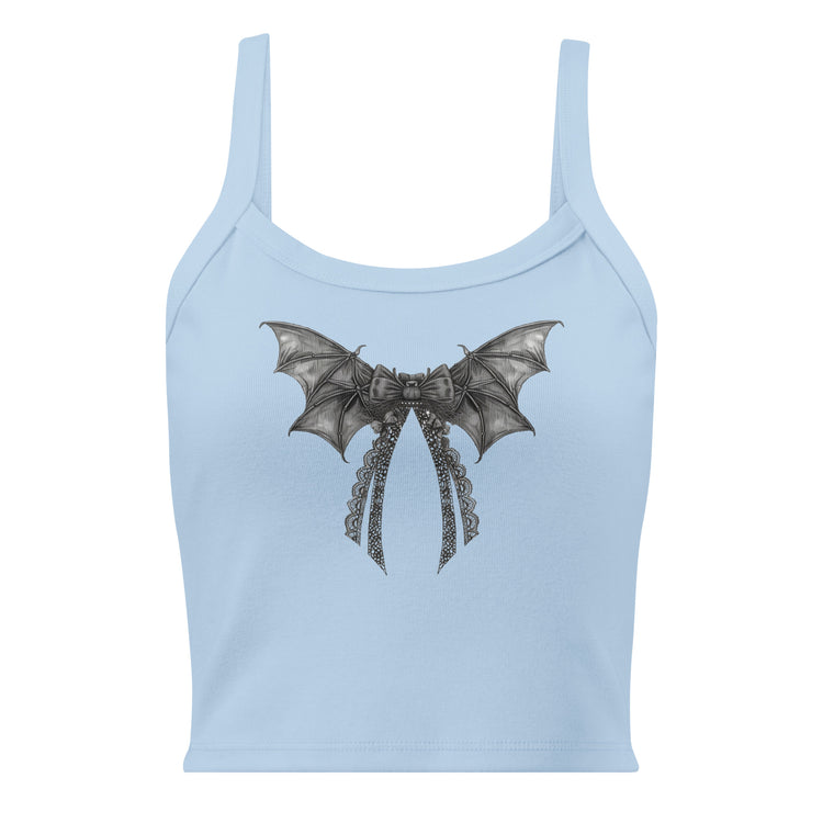 Coquette Bar Micro-Rib Tank Top - Fandom-Made