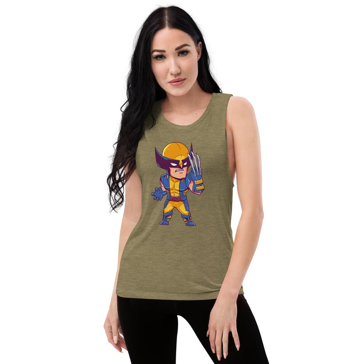 Wolverine Women's Muscle Tank - Fandom-Made