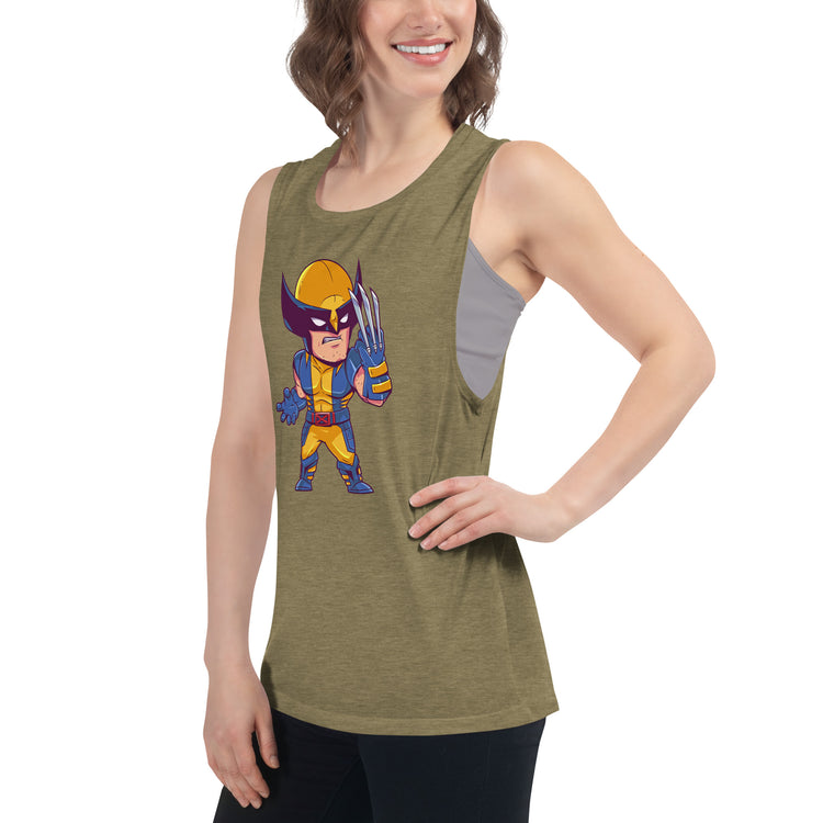 Wolverine Women's Muscle Tank - Fandom-Made