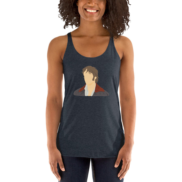 Mr. Darcy Women's Tri-Blend Racerback Tank Top - Fandom-Made
