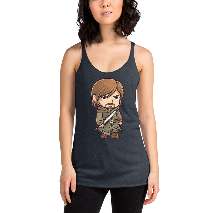 Boromir Women's Tri-Blend Racerback Tank - Fandom-Made