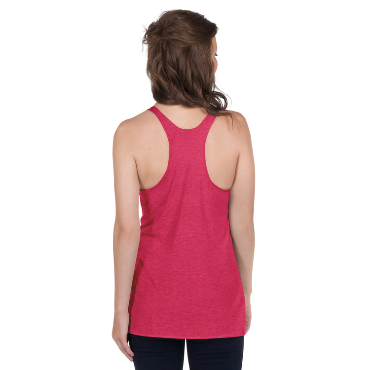 Don't Stop Be Leaving Women's Tri-Blend Racerback Tank - Fandom-Made