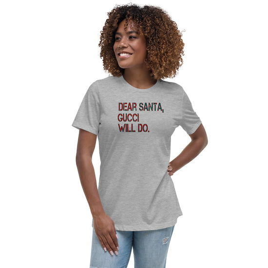 Dear Santa Women's Relaxed T-Shirt - Fandom-Made
