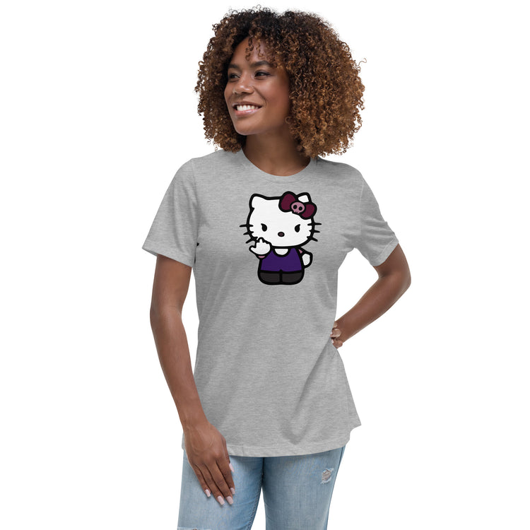 FU Kitty Women's Relaxed T-Shirt - Fandom-Made