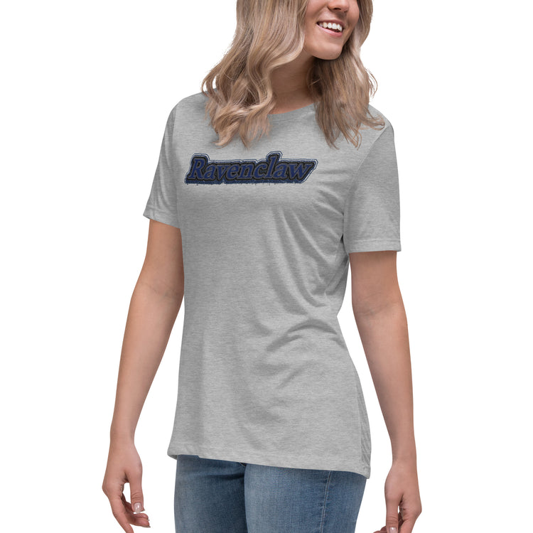Ravenclaw Embroidery Design Women's Relaxed T-Shirt - Fandom-Made