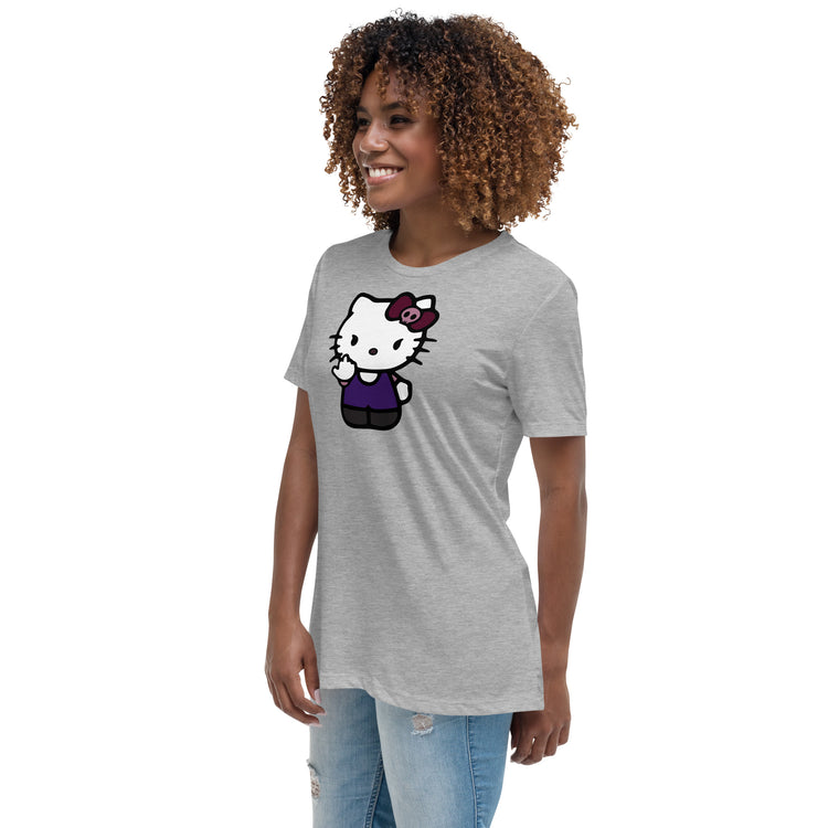 FU Kitty Women's Relaxed T-Shirt - Fandom-Made