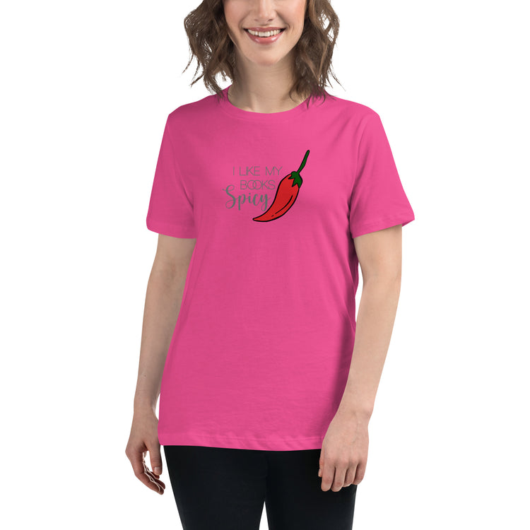 Spicy Books Women's T-Shirt - Fandom-Made