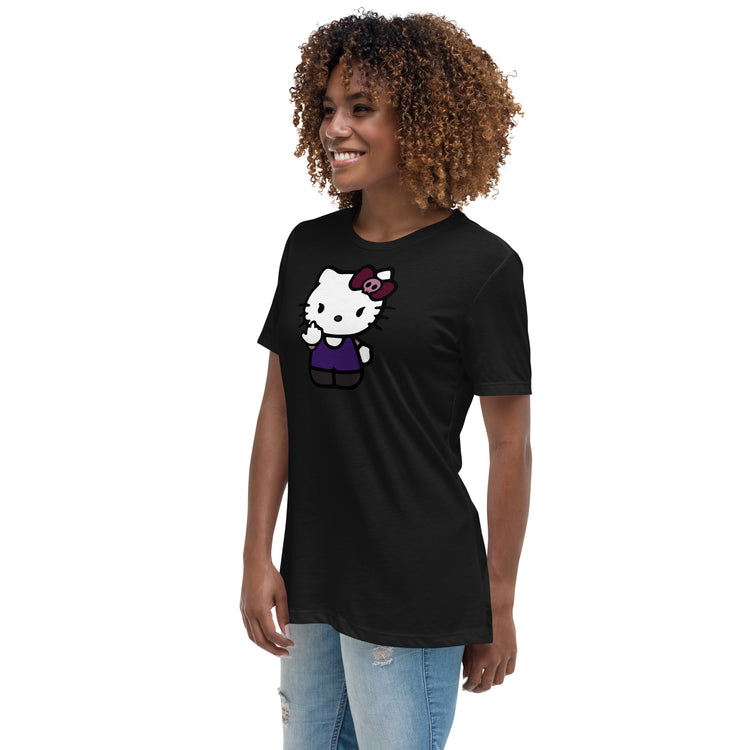 FU Kitty Women's Relaxed T-Shirt - Fandom-Made