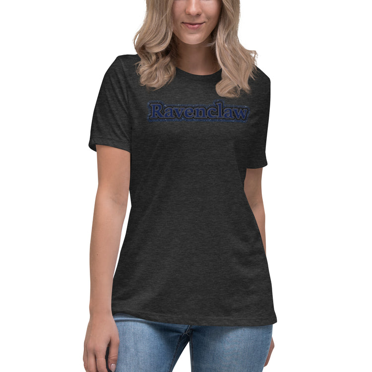 Ravenclaw Embroidery Design Women's Relaxed T-Shirt - Fandom-Made