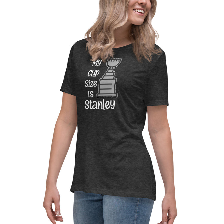 My Cup Size Is Stanley Women's Relaxed T-Shirt - Fandom-Made