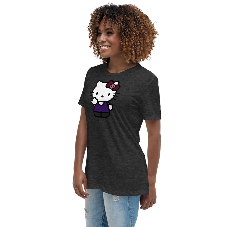 FU Kitty Women's Relaxed T-Shirt - Fandom-Made