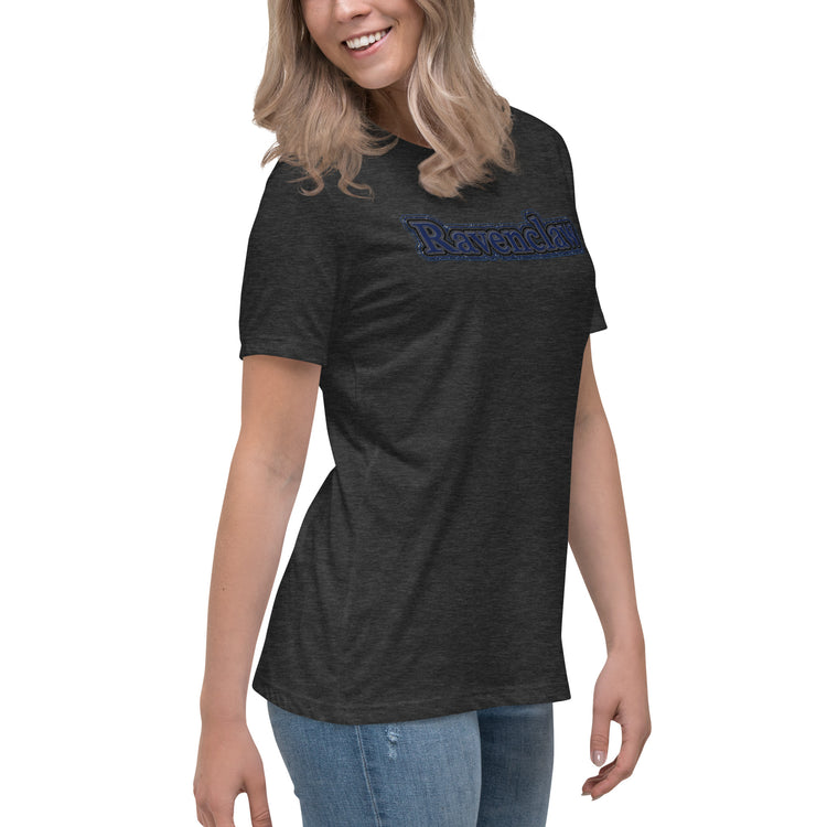 Ravenclaw Embroidery Design Women's Relaxed T-Shirt - Fandom-Made