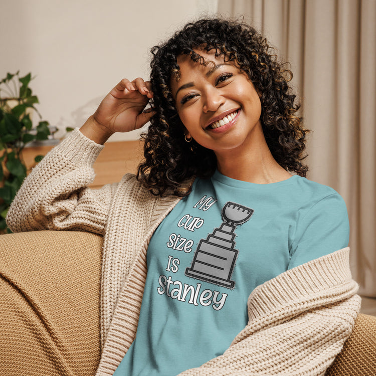My Cup Size Is Stanley Women's Relaxed T-Shirt - Fandom-Made
