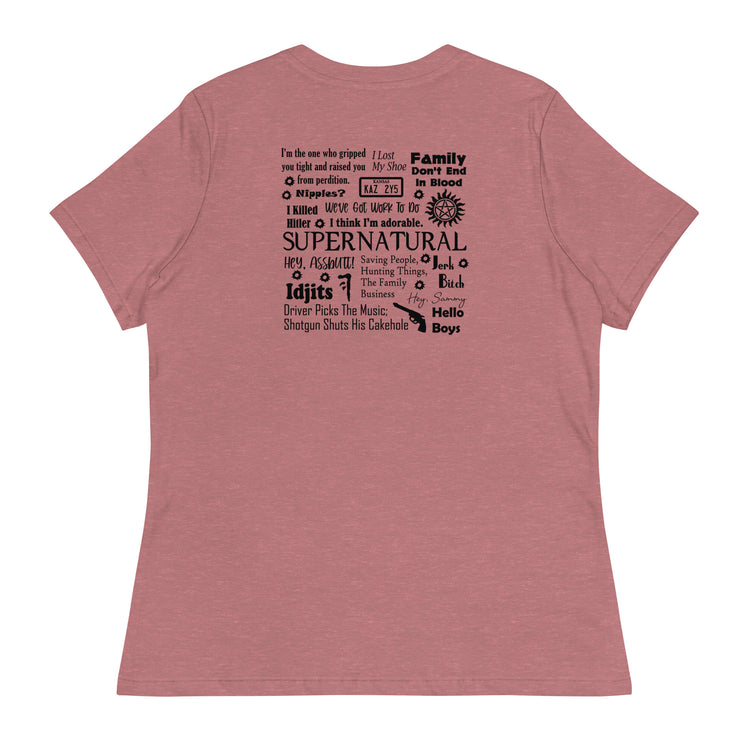 Supernatural Women's Relaxed T-Shirt - Fandom-Made