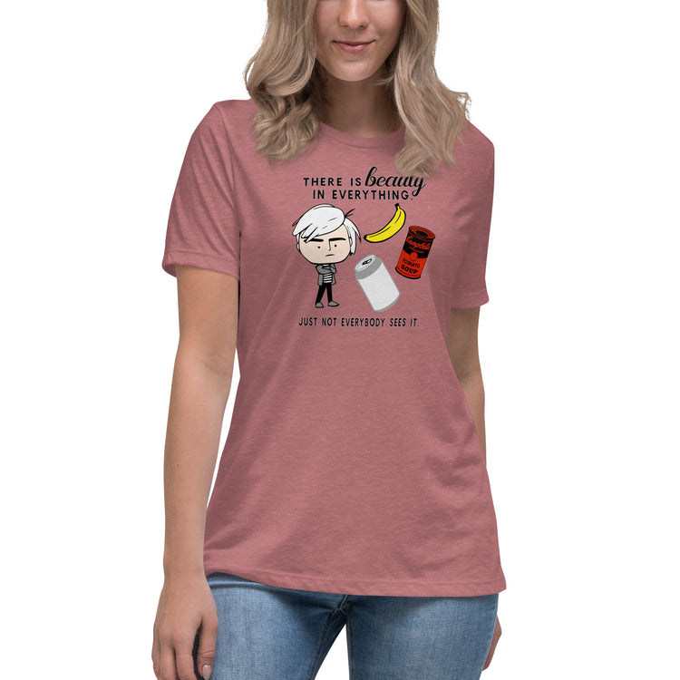 Andy Warhol Women's Relaxed T-Shirt - Fandom-Made