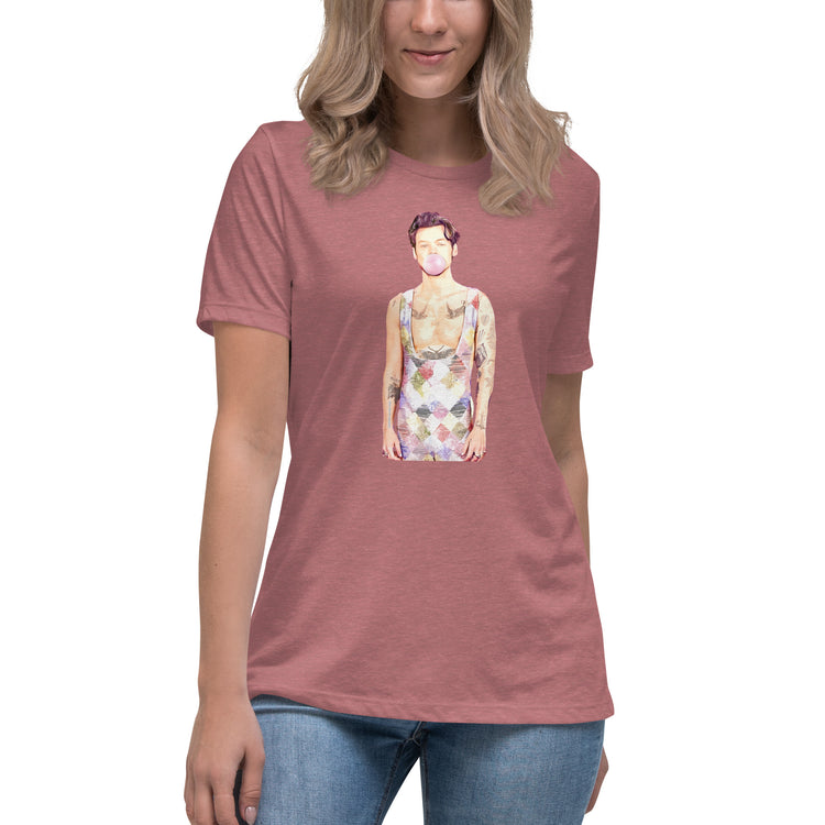 Harry Styles Bubblegum Women's Relaxed T-Shirt - Fandom-Made