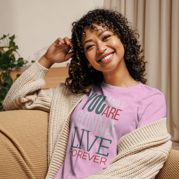 Live Forever Women's Relaxed T-Shirt - Fandom-Made