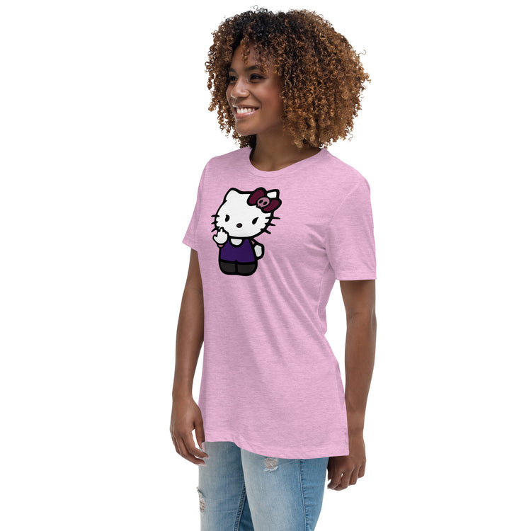 FU Kitty Women's Relaxed T-Shirt - Fandom-Made