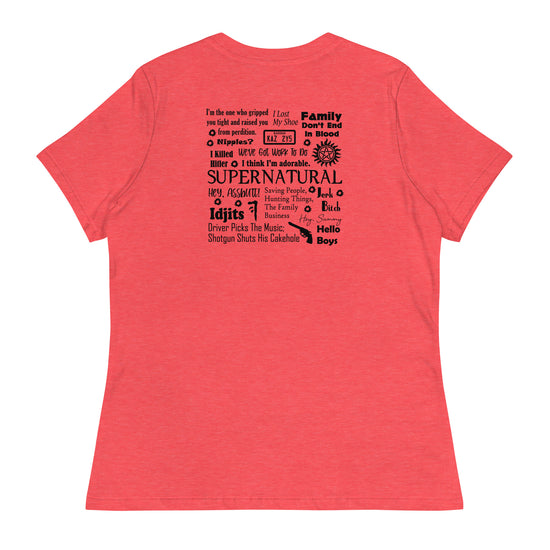 Supernatural Women's Relaxed T-Shirt - Fandom-Made