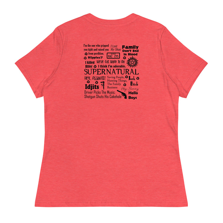 Supernatural Women's Relaxed T-Shirt - Fandom-Made