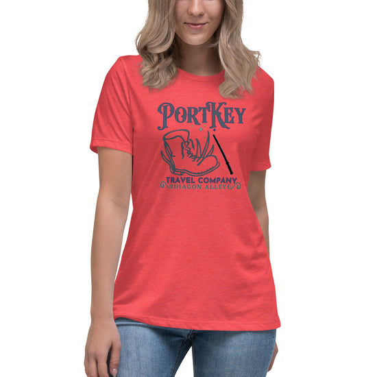 Port Key Travel Women's Relaxed T-Shirt - Fandom-Made