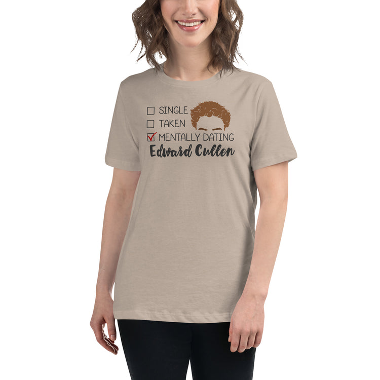 Mentally Dating Edward Cullen Women's Relaxed T-Shirt - Fandom-Made