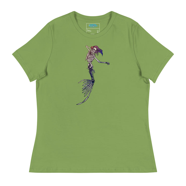 Mermaid Skeleton Women's Relaxed T-Shirt - Fandom-Made