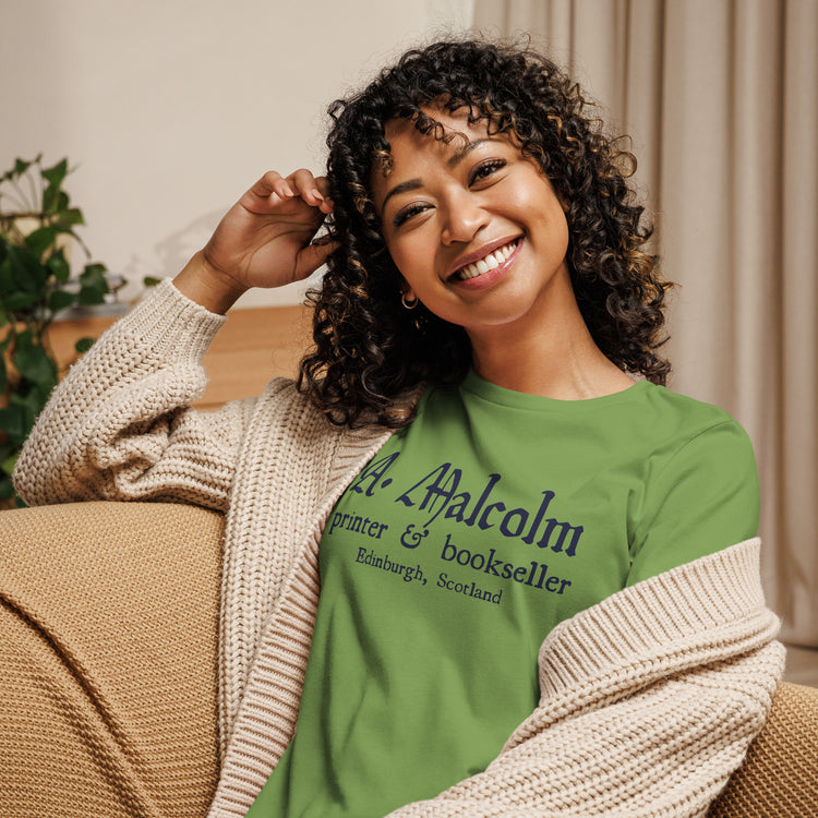 A. Malcolm Printer Women's Relaxed T-Shirt - Fandom-Made