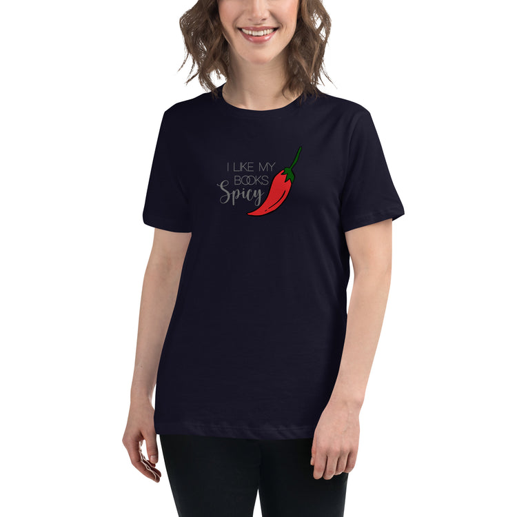 Spicy Books Women's T-Shirt - Fandom-Made