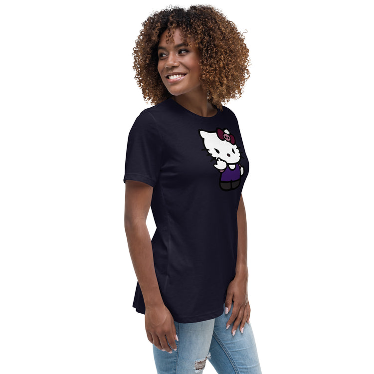 FU Kitty Women's Relaxed T-Shirt - Fandom-Made