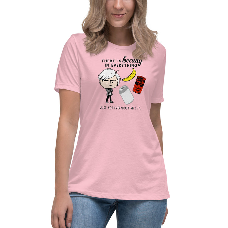 Andy Warhol Women's Relaxed T-Shirt - Fandom-Made