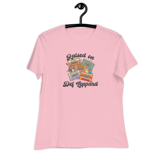 Raised on Def Leppard Women's Relaxed T-Shirt - Fandom-Made