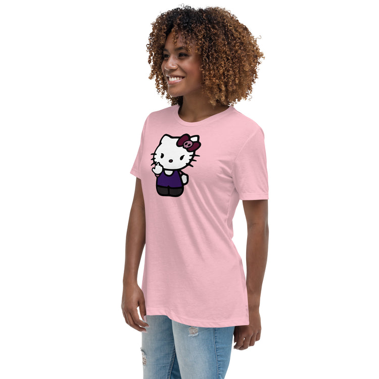FU Kitty Women's Relaxed T-Shirt - Fandom-Made