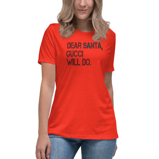 Dear Santa Women's Relaxed T-Shirt - Fandom-Made