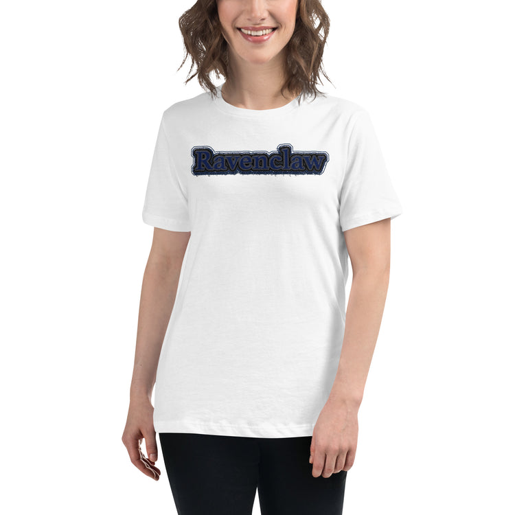 Ravenclaw Embroidery Design Women's Relaxed T-Shirt - Fandom-Made