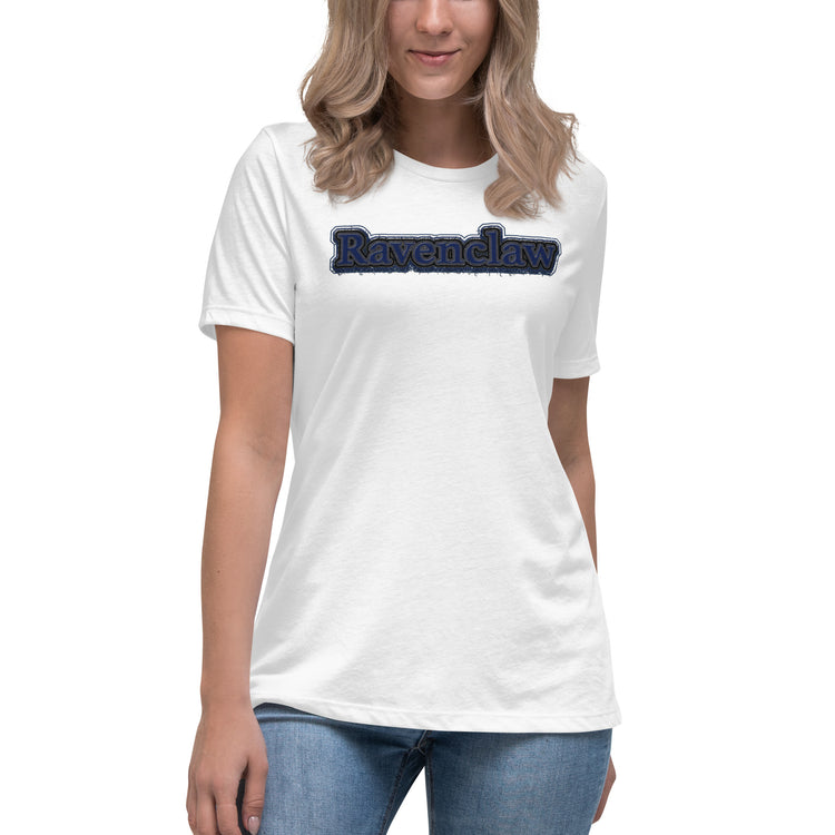 Ravenclaw Embroidery Design Women's Relaxed T-Shirt - Fandom-Made