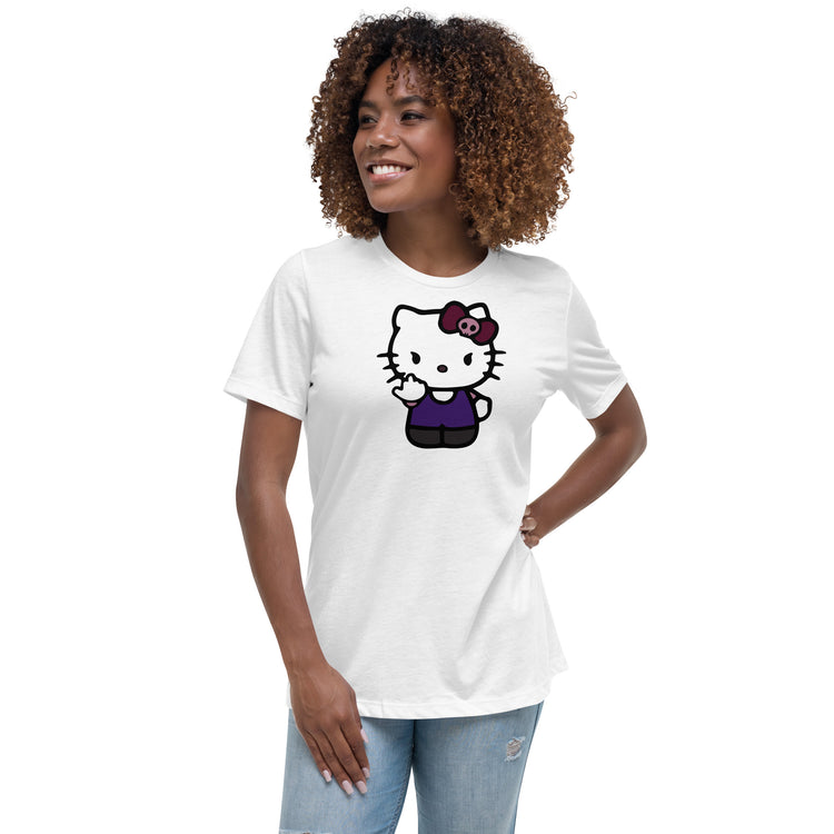 FU Kitty Women's Relaxed T-Shirt - Fandom-Made