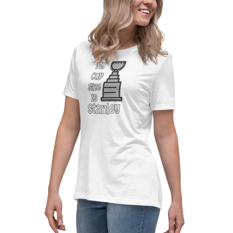 My Cup Size Is Stanley Women's Relaxed T-Shirt - Fandom-Made