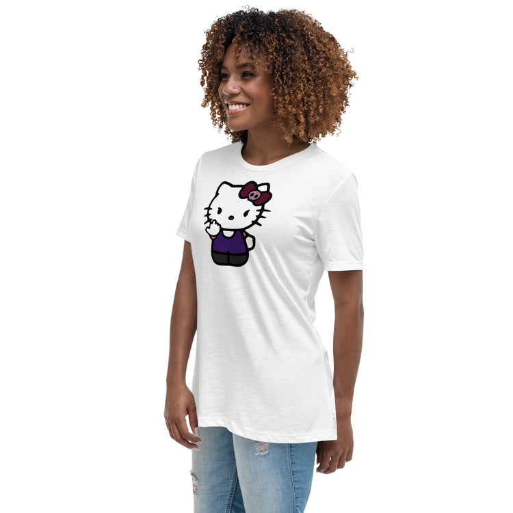 FU Kitty Women's Relaxed T-Shirt - Fandom-Made
