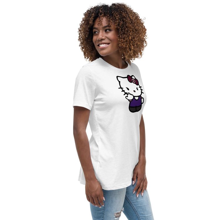 FU Kitty Women's Relaxed T-Shirt - Fandom-Made