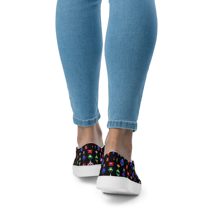 Galaga Women’s Slip-On Canvas Shoes - Fandom-Made