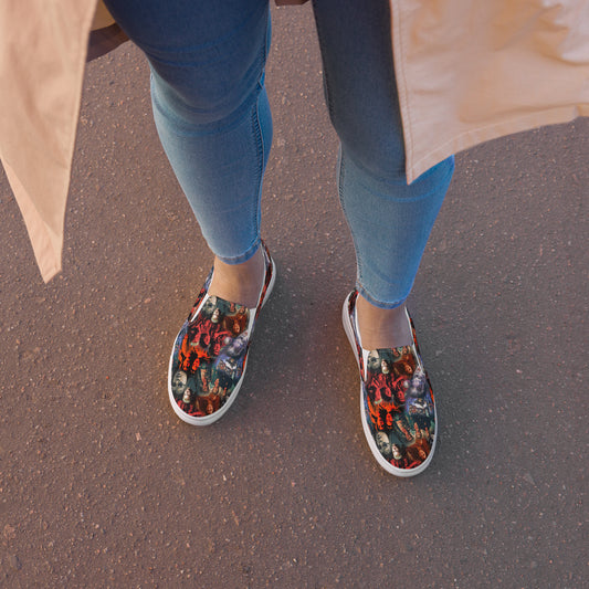 Lost Boys Women's Slip-On Canvas Shoes - Fandom-Made