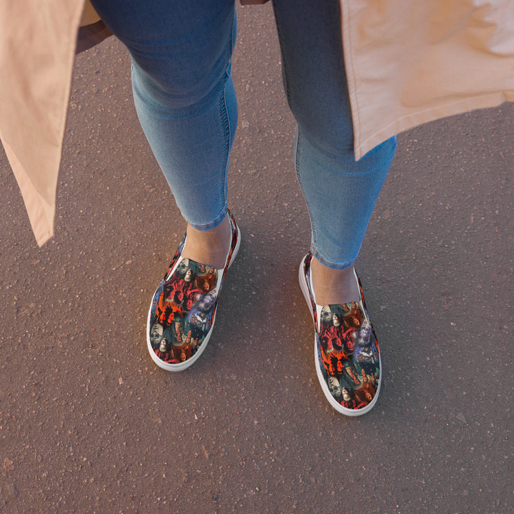 Lost Boys Women's Slip-On Canvas Shoes - Fandom-Made