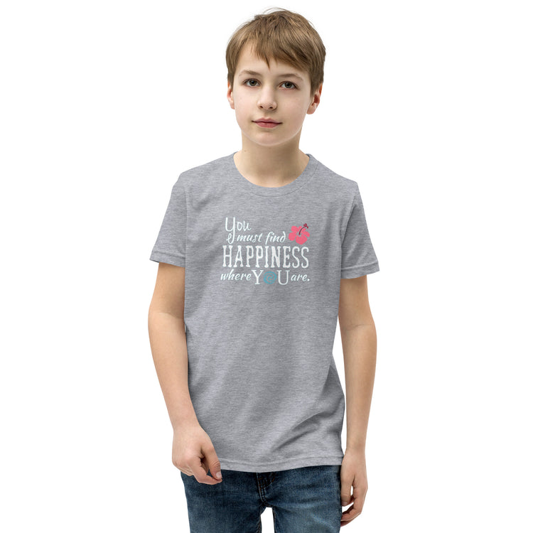 Find Happiness Youth Tee - Fandom-Made