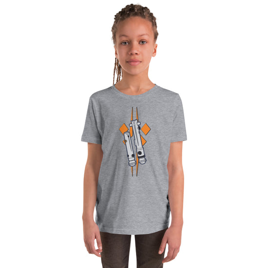 Ahsoka Tano Lightsaber Youth Tee - Fandom-Made