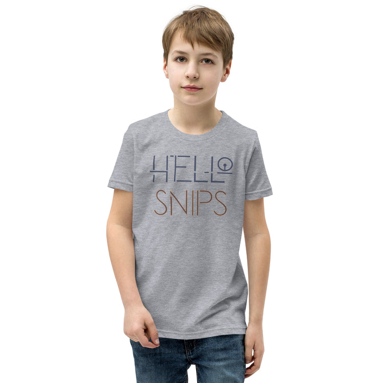 Hello Snips Youth Tee - Fandom-Made